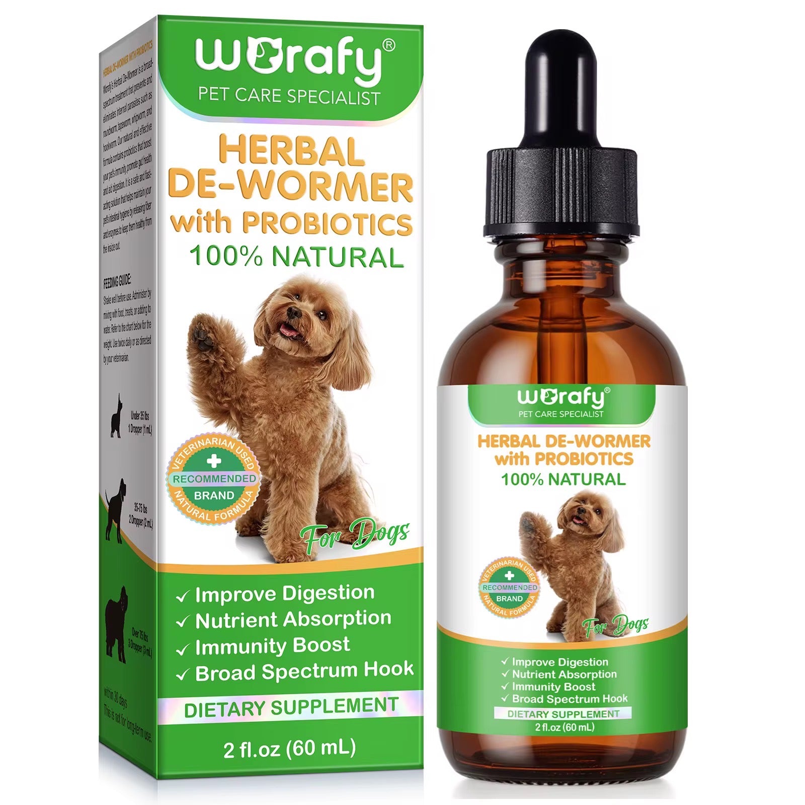 Worafy Herbal Dog Dewormer