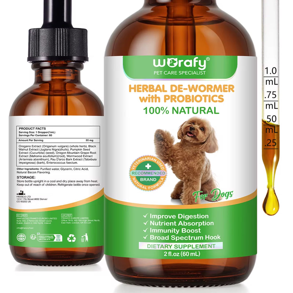 Worafy Herbal Dog Dewormer