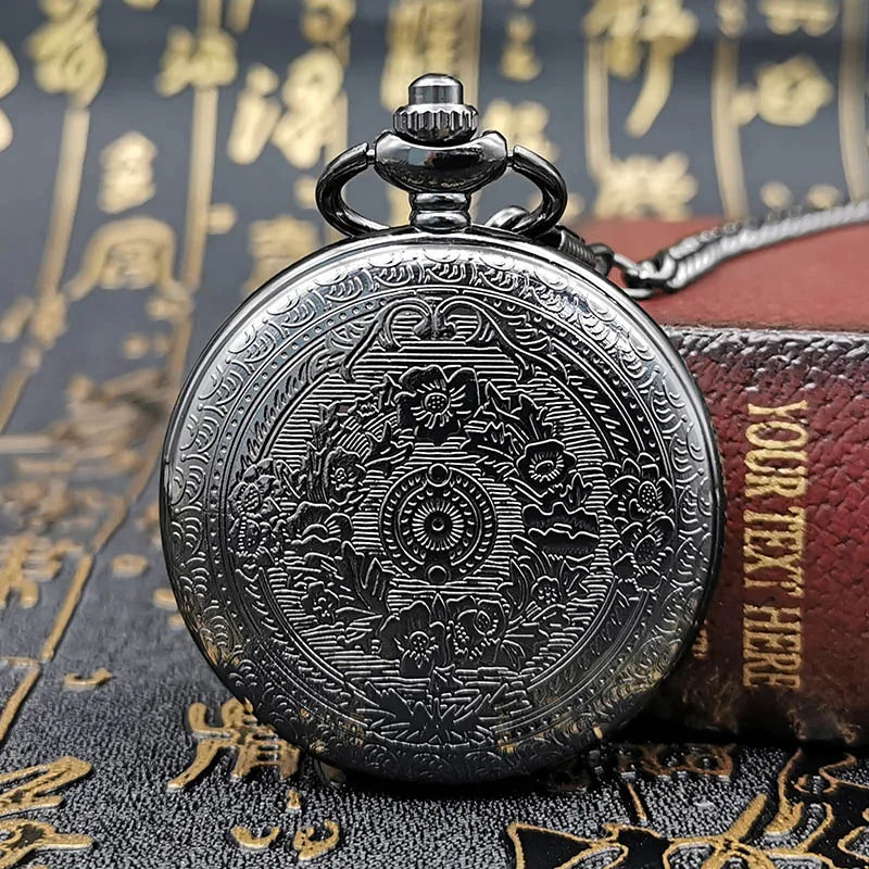 Best Gift Quartz Pocket Watch Chain To My Son Necklace Fob Watches Men Children's Day Kids Boy Gift Present Reloj De Bolsillo
