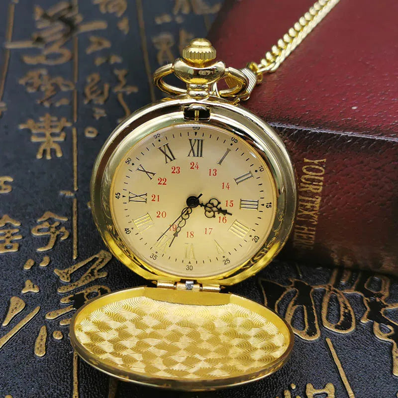 Best Gift Quartz Pocket Watch Chain To My Son Necklace Fob Watches Men Children's Day Kids Boy Gift Present Reloj De Bolsillo