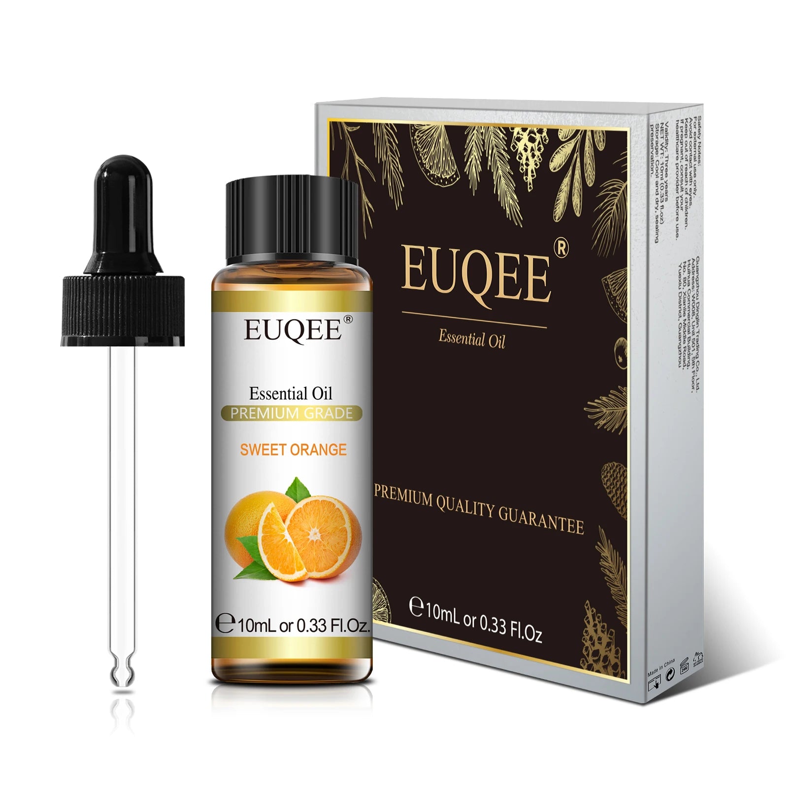 EUQEE 10ml Pure Natural Essential Oil Blue Tansy Cardamom Lime Palo Santo Honeysuckle Eucalyptus Patchouli Citronella Aroma Oil