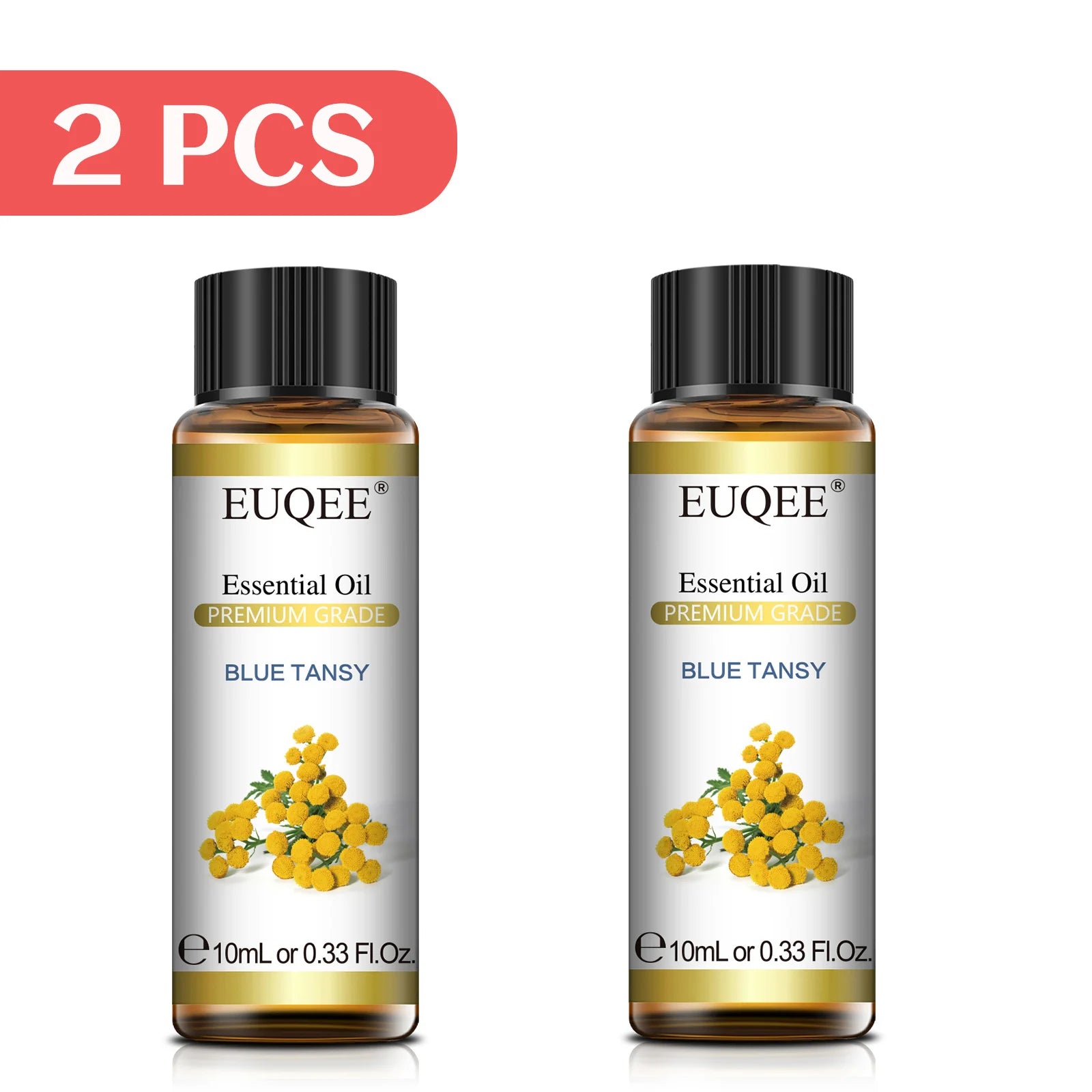EUQEE 10ml Pure Natural Essential Oil Blue Tansy Cardamom Lime Palo Santo Honeysuckle Eucalyptus Patchouli Citronella Aroma Oil