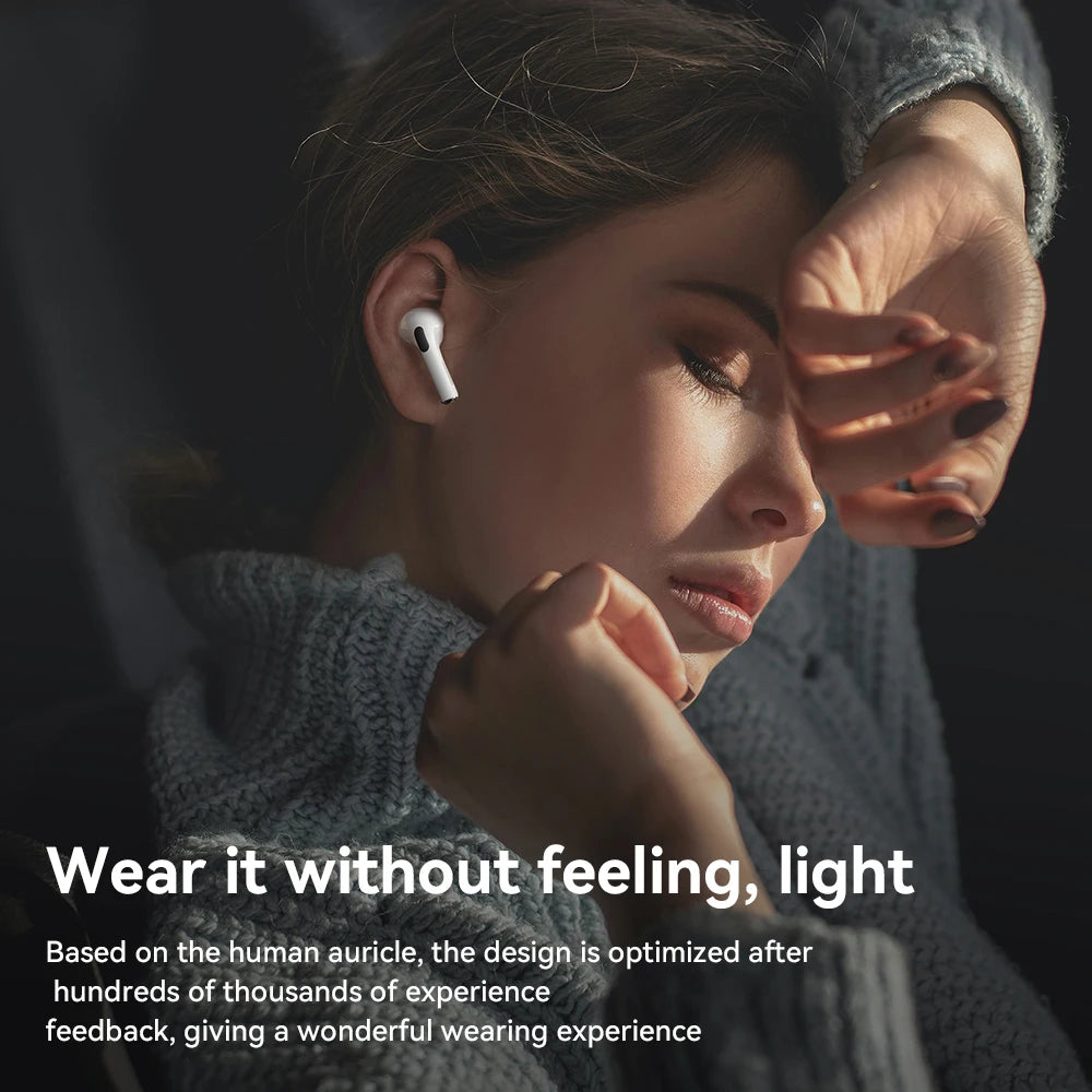 HOCO EW60 TWS Bluetooth Wireless Headphones - Waterproof Touch Control Earbuds with HD Mic for Smartphones