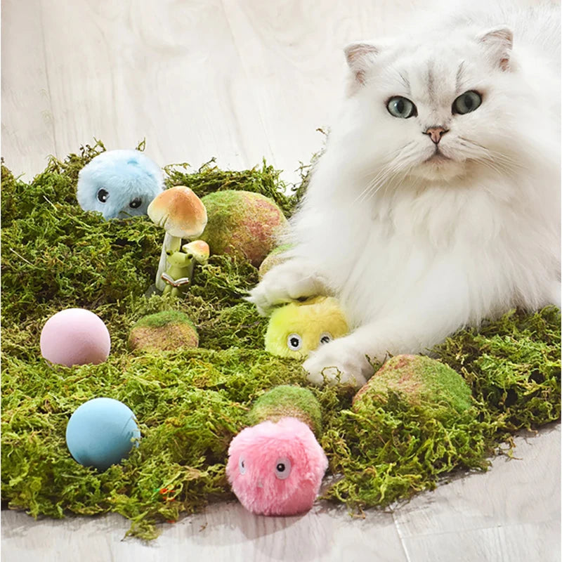 Interactive Cat Toy Ball - Smart Catnip Training Toy for Kenyan Cats