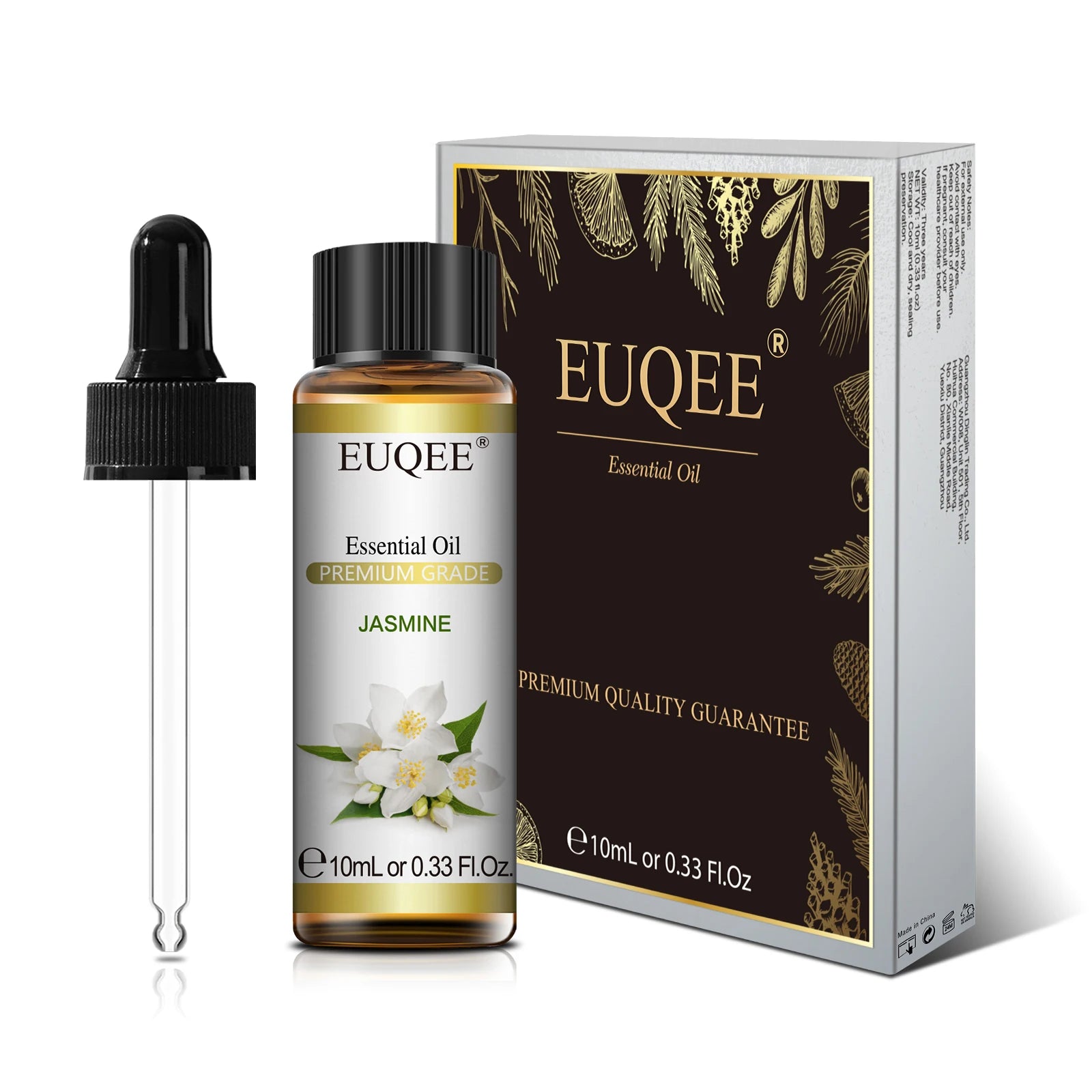 EUQEE 10ml Pure Natural Essential Oil Blue Tansy Cardamom Lime Palo Santo Honeysuckle Eucalyptus Patchouli Citronella Aroma Oil