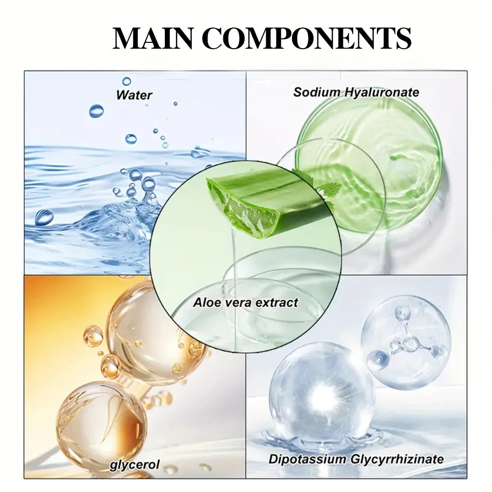 Aloe Vera Deep moisturizing cream, effectively locks in moisture and sooth skin, suitable for all skin types, men and women