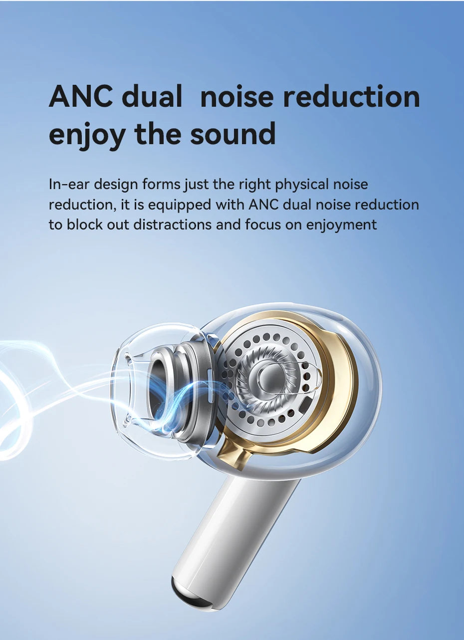 HOCO EW60 TWS Bluetooth Wireless Headphones - Waterproof Touch Control Earbuds with HD Mic for Smartphones