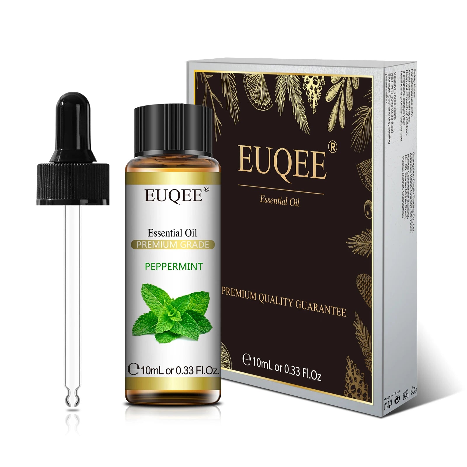 EUQEE 10ml Pure Natural Essential Oil Blue Tansy Cardamom Lime Palo Santo Honeysuckle Eucalyptus Patchouli Citronella Aroma Oil