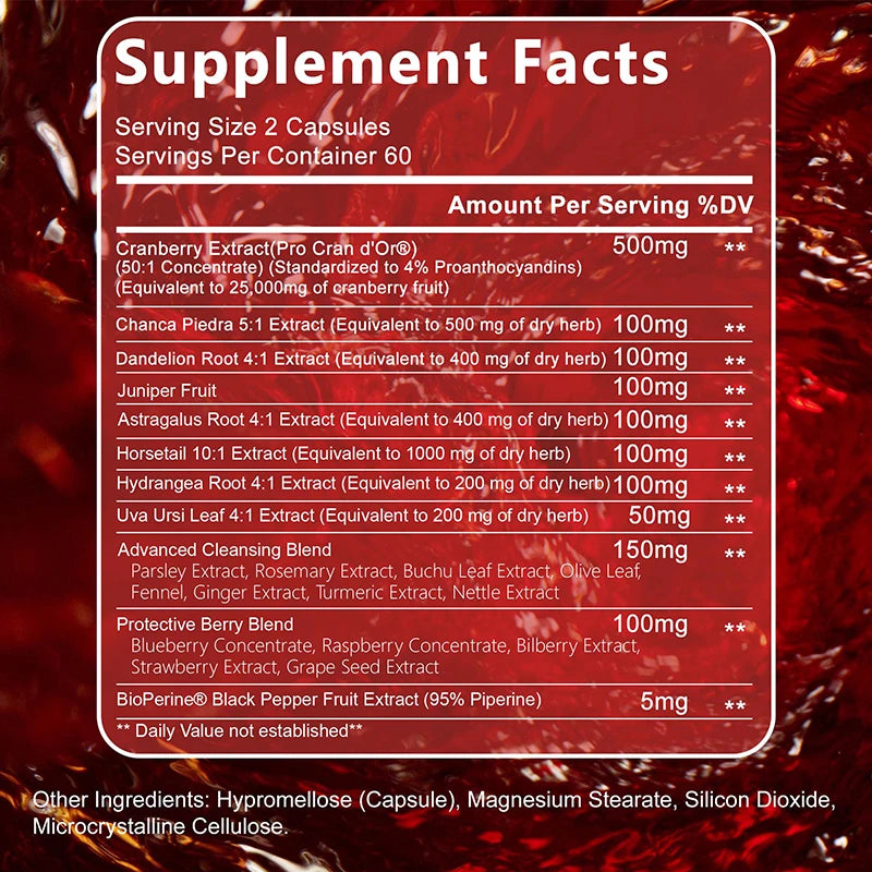 Kidney Cleanse Detox & Repair, Urinary Tract Support & Flush Formula To Support Normal Kidney Function