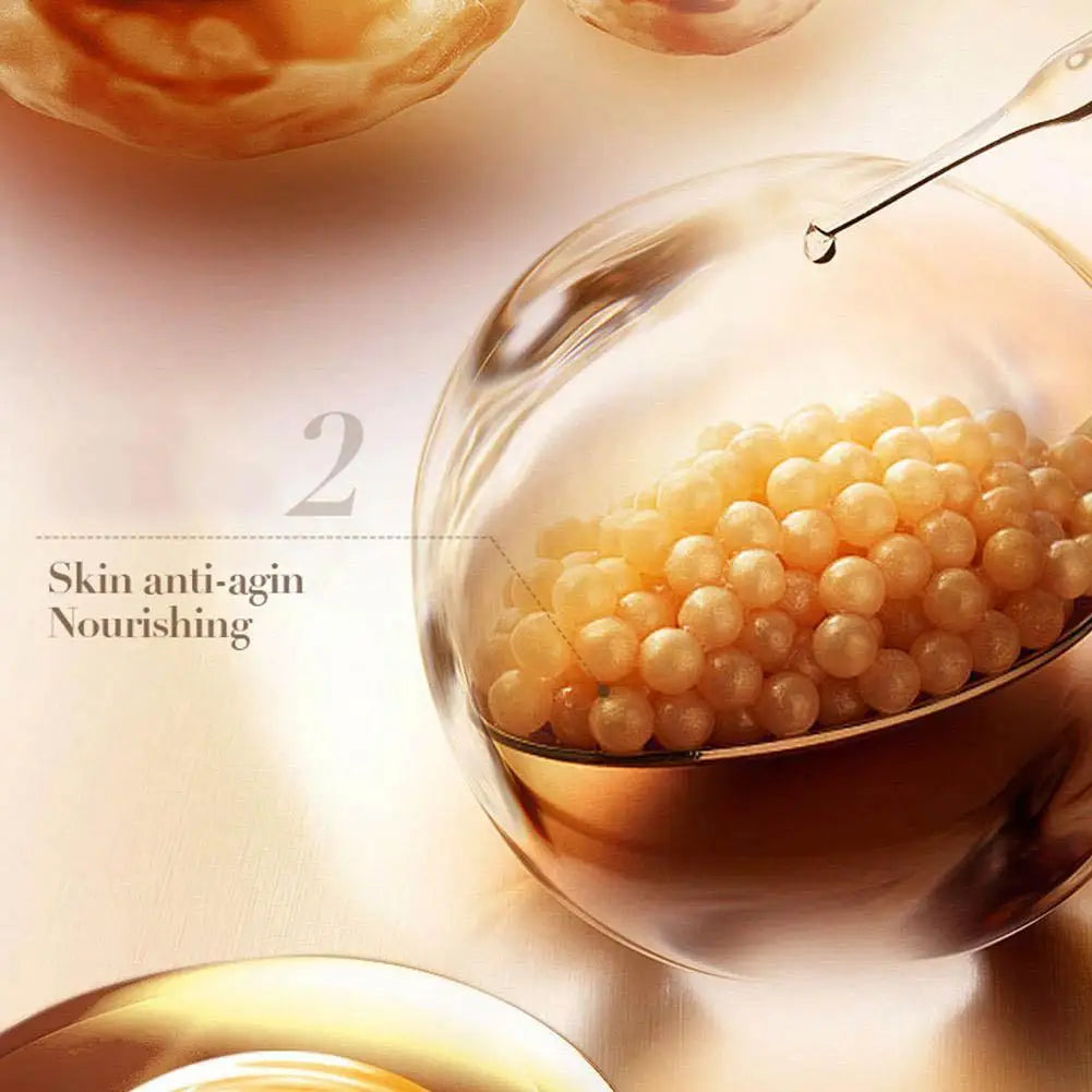 SADOER 24K Gold Collagen Face Cream Pearl Moisturizing Brightening Hydrating Firming Facial Cream Skin Care