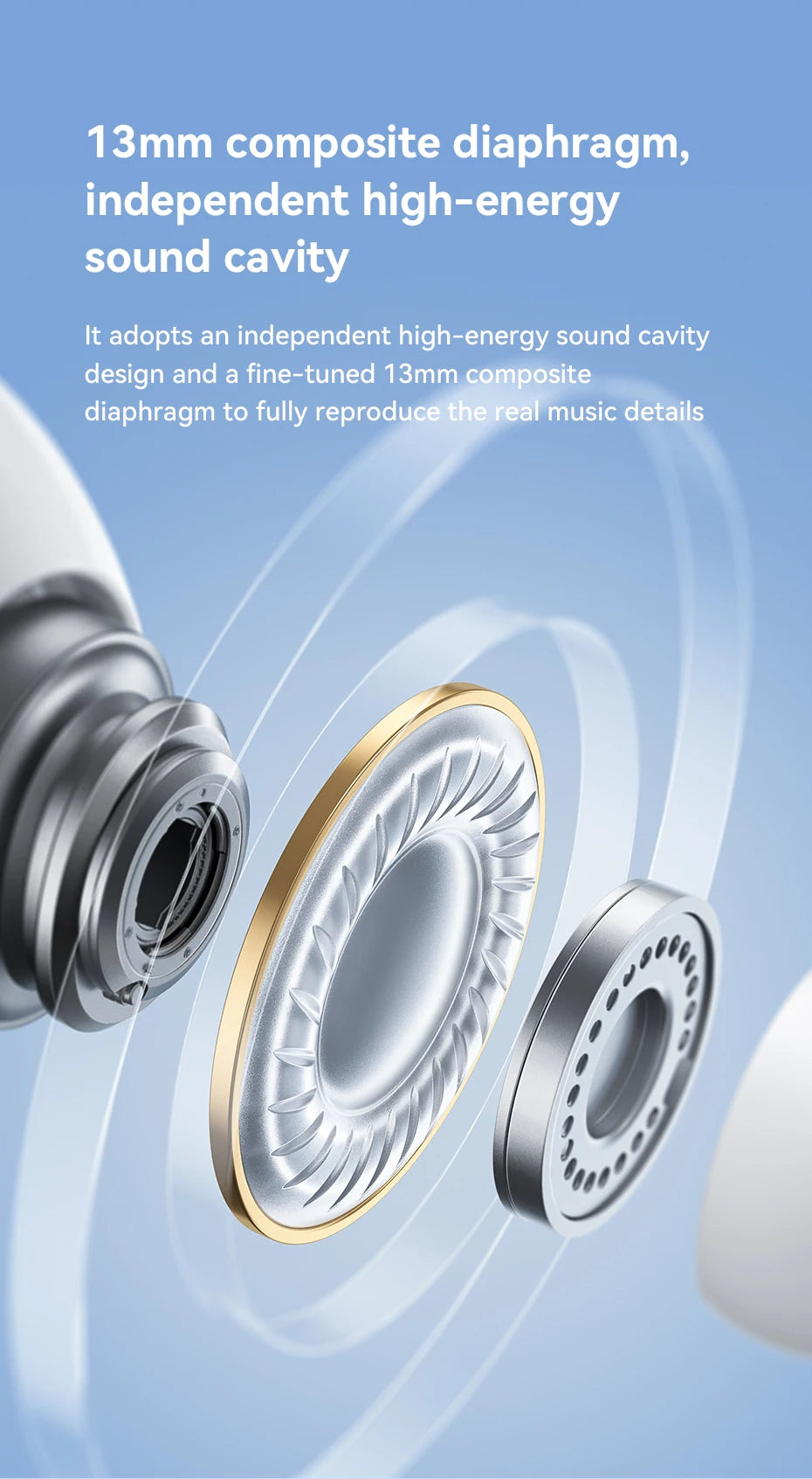 HOCO EW60 TWS Bluetooth Wireless Headphones - Waterproof Touch Control Earbuds with HD Mic for Smartphones