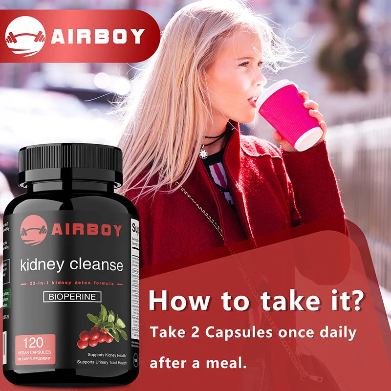Kidney Cleanse Detox & Repair, Urinary Tract Support & Flush Formula To Support Normal Kidney Function