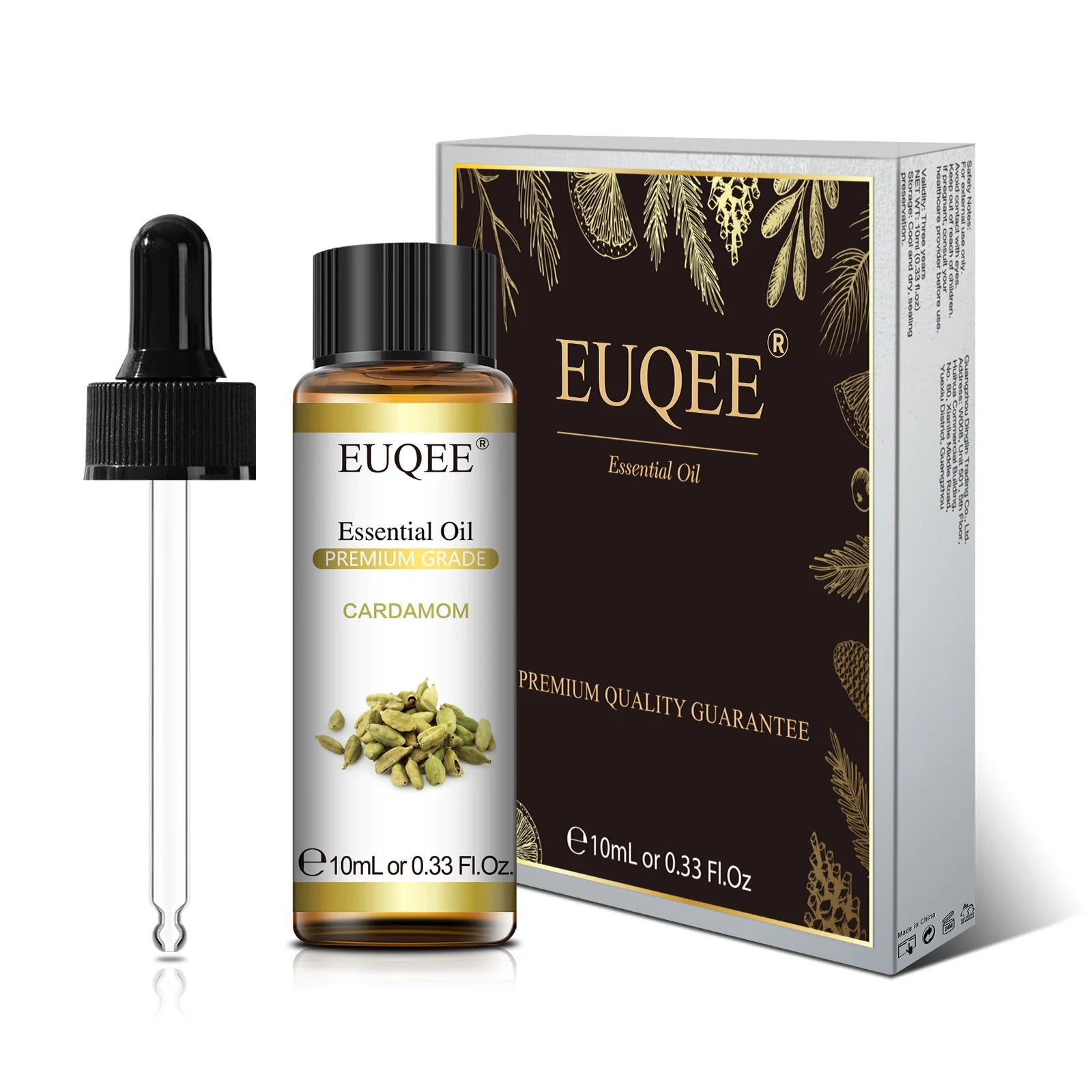 EUQEE 10ml Pure Natural Essential Oil Blue Tansy Cardamom Lime Palo Santo Honeysuckle Eucalyptus Patchouli Citronella Aroma Oil