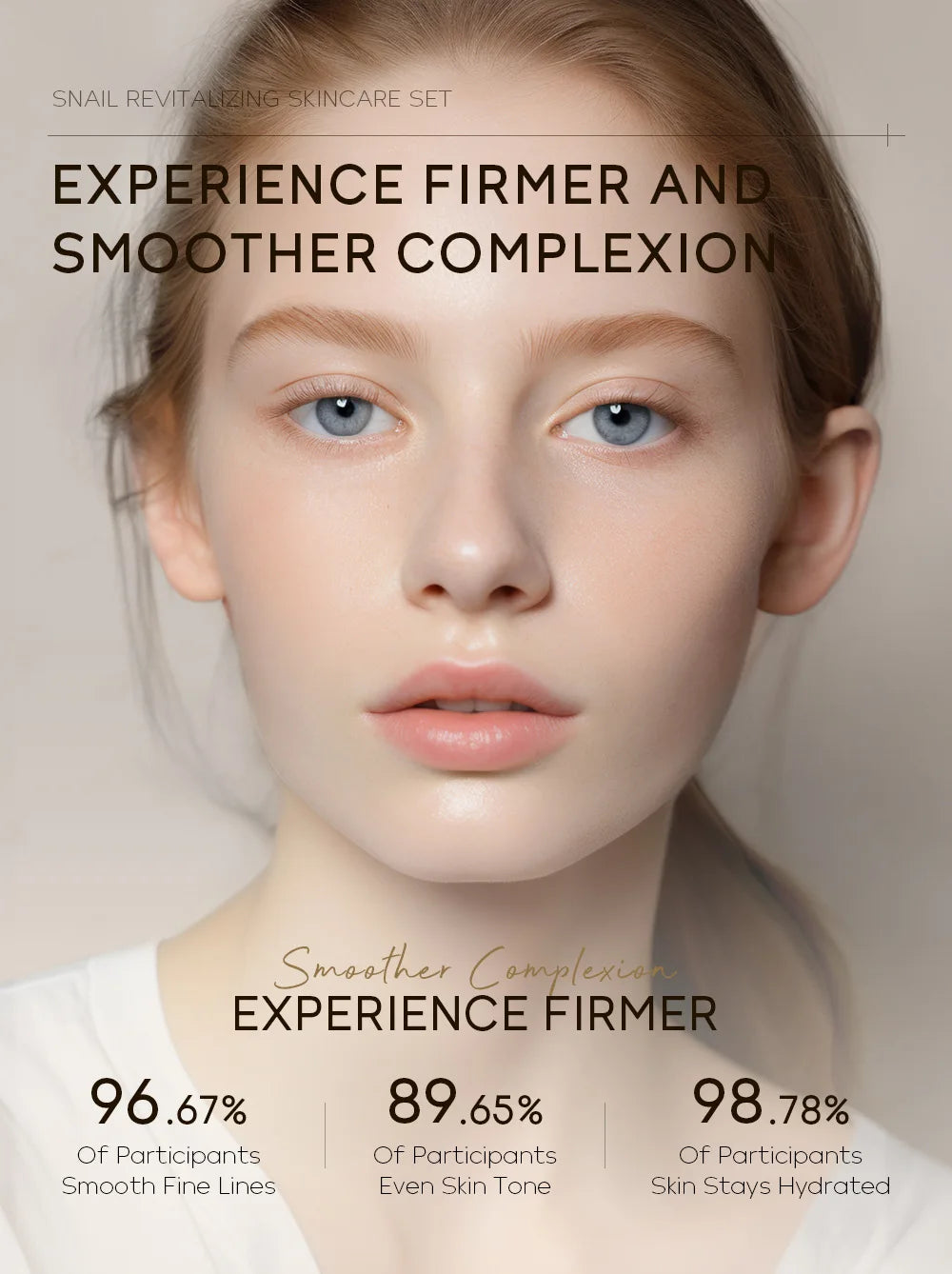 3pcs/set LAIKOU Skin Care Set Vitamin C Sakura Snail Essence Serum & Eye Cream & Face Cream Moisturizer Travel Size Skincare Set