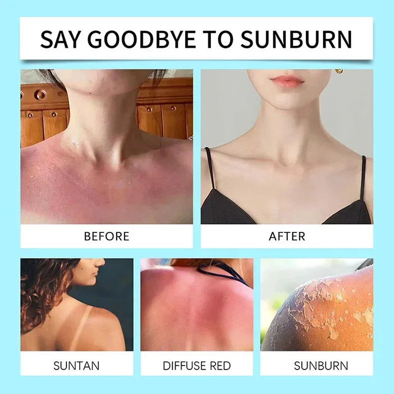 SPF 50+ Sunscreen Lotion Cream Long-Lasting Sun Protection Lightweight Non-Greasy Sun Block Prevent Sunburn Face Body Skin Care
