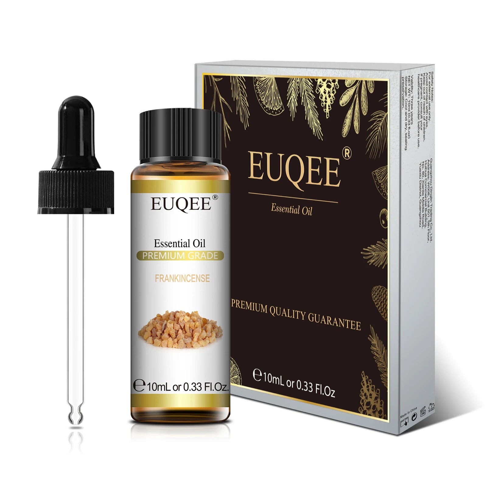 EUQEE 10ml Pure Natural Essential Oil Blue Tansy Cardamom Lime Palo Santo Honeysuckle Eucalyptus Patchouli Citronella Aroma Oil