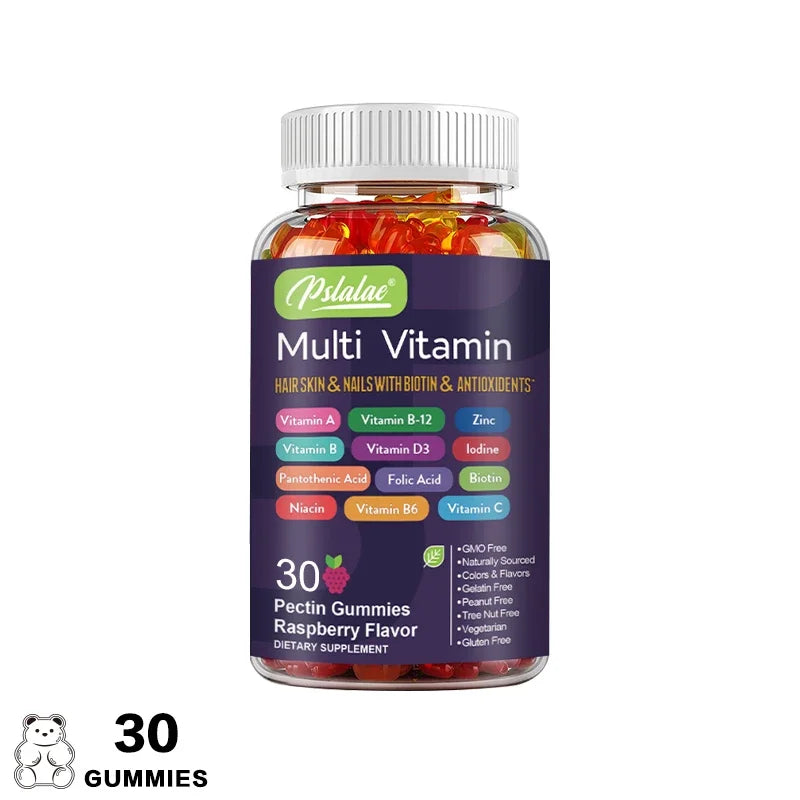 Multivitamin Gummies - with Vitamins and Minerals - Enhances Energy Levels, Immune Support, AntioxidantSupplements