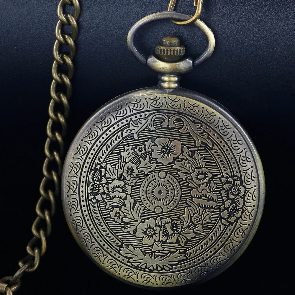 Best Gift Quartz Pocket Watch Chain To My Son Necklace Fob Watches Men Children's Day Kids Boy Gift Present Reloj De Bolsillo