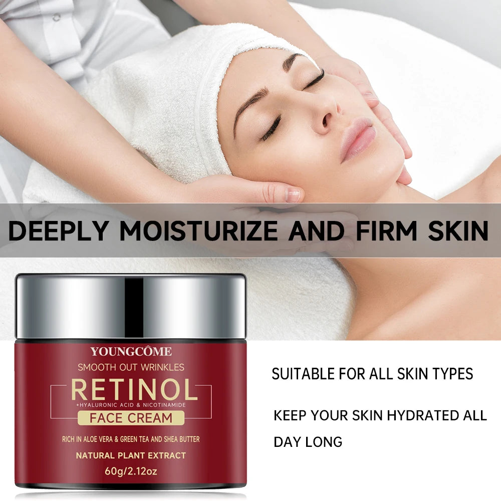 Retinol  Lifting Firming Cream Repairing Moisturizing Nourishing Cream Brightening Skin Facial Cream Anti-Aging Face Skin Care
