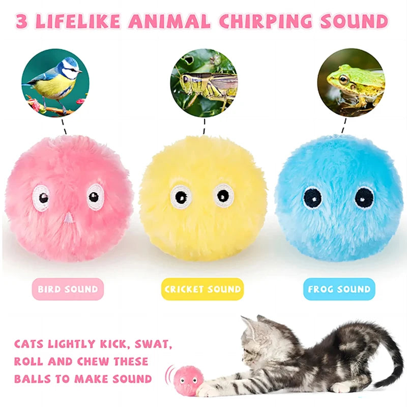 Interactive Cat Toy Ball - Smart Catnip Training Toy for Kenyan Cats